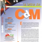 La lettre ° 6 Juin 2006