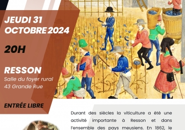 Conférence « La vigne et le vin en Meuse, des origines à aujourd’hui »